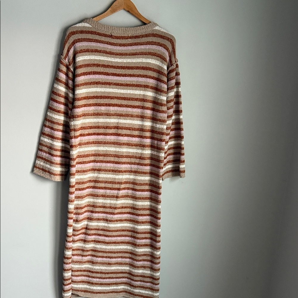 FREE PEOPLE BEACH TOES IN THE SAND MAXI SWEATER TUNIC DRESS XS - Picture 3 of 12